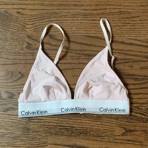 Calvin Klein pink bralette